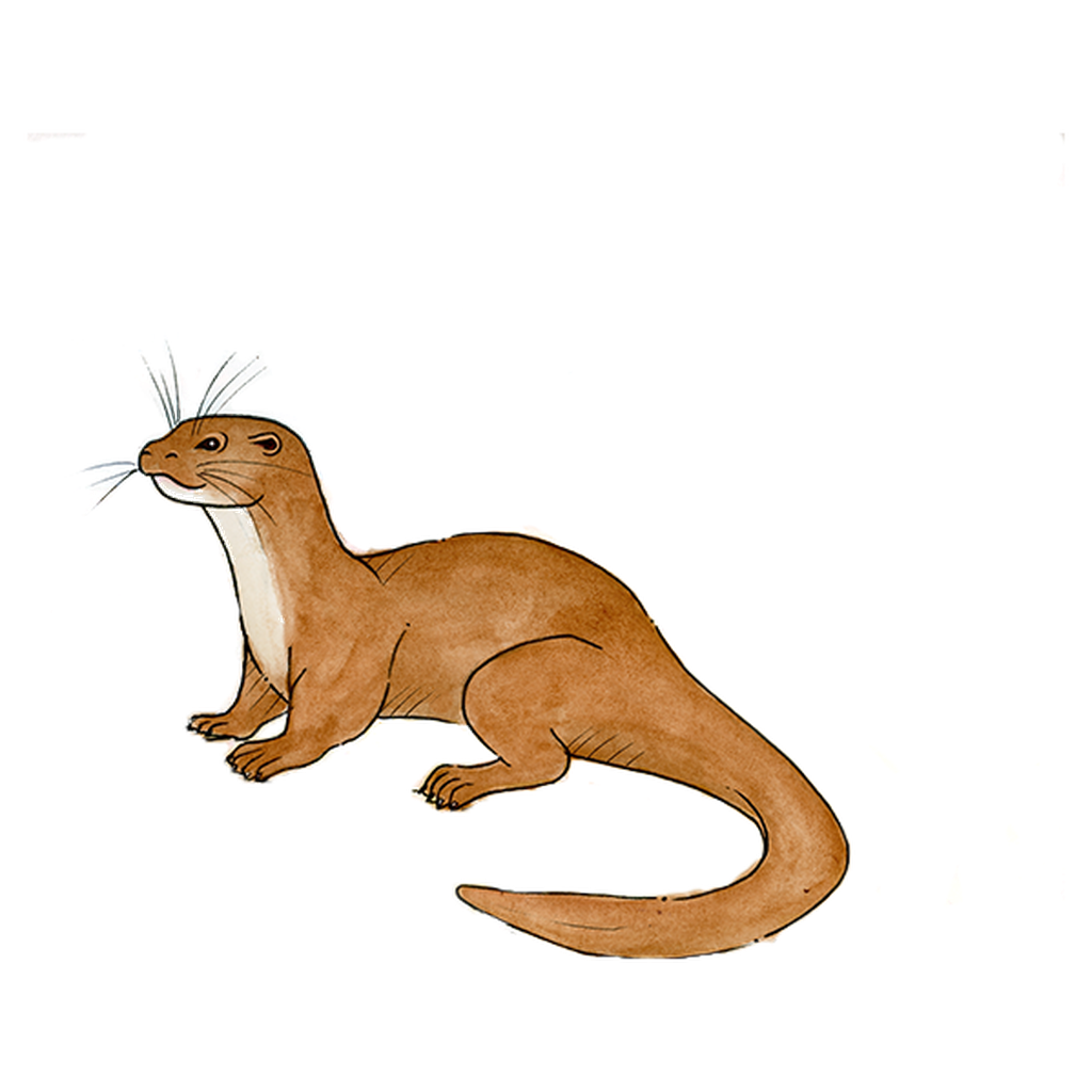 Ollie the giant river otter, the EMC Foundation's field guide character, waving